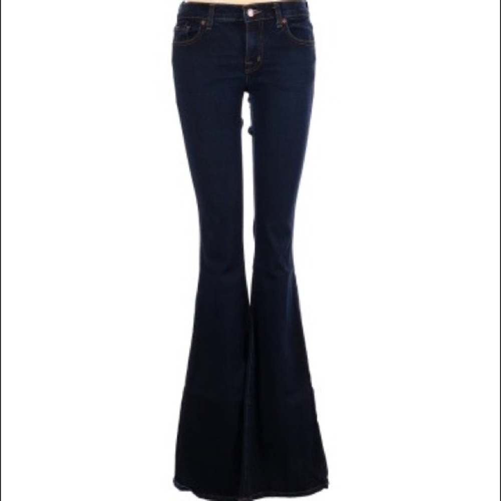J Brand Lovestory Bellbottom Jeans